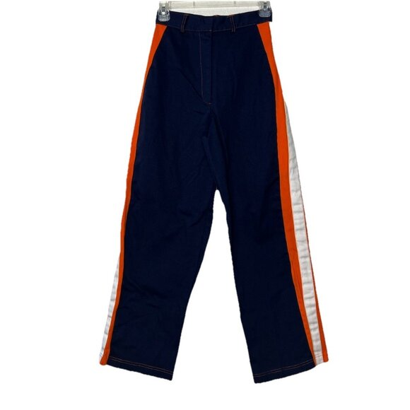 The Ragged Priest Pants Sz XS Baby Blue With Orange & White Side Stripes - Picture 1 of 12